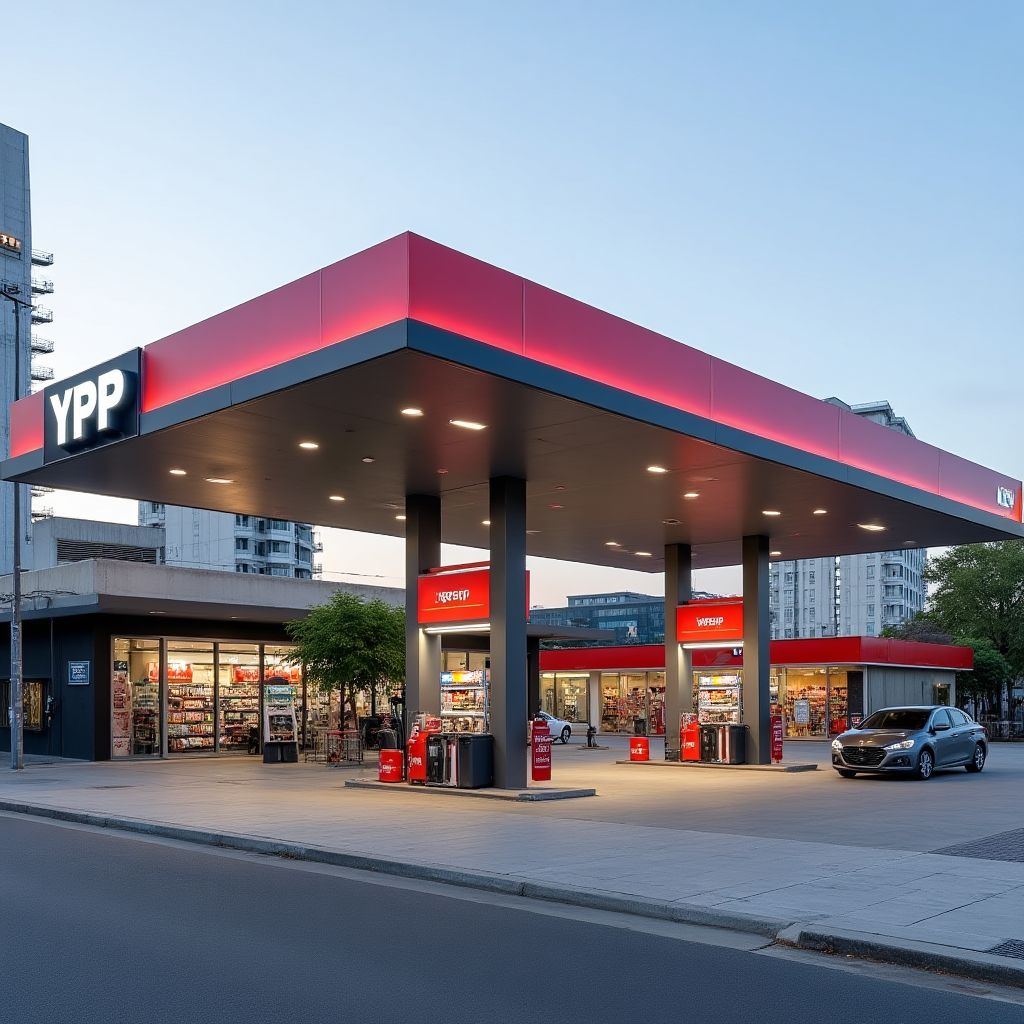 Estación YPF urbana